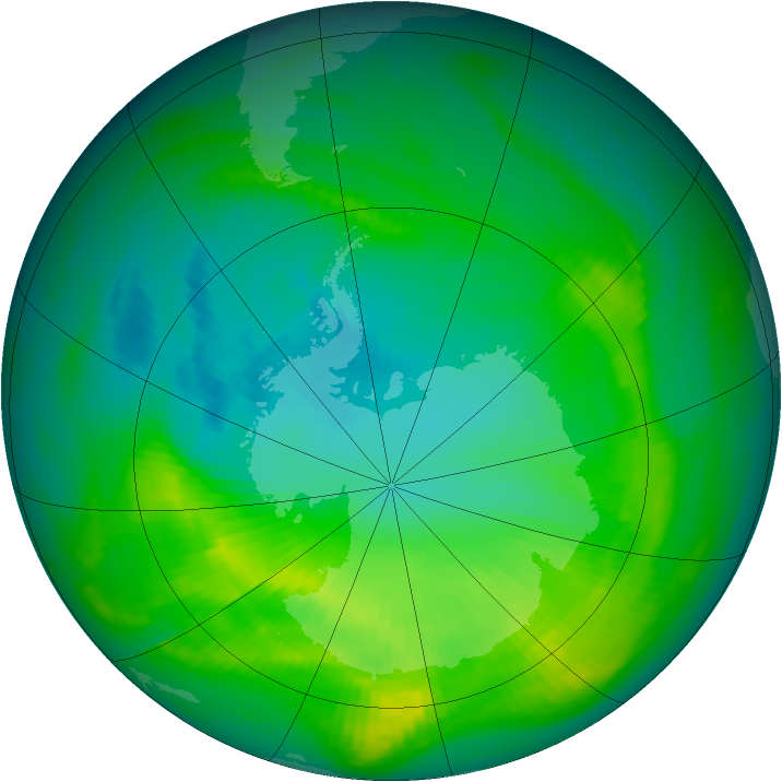 Ozone Map 1980-11-18